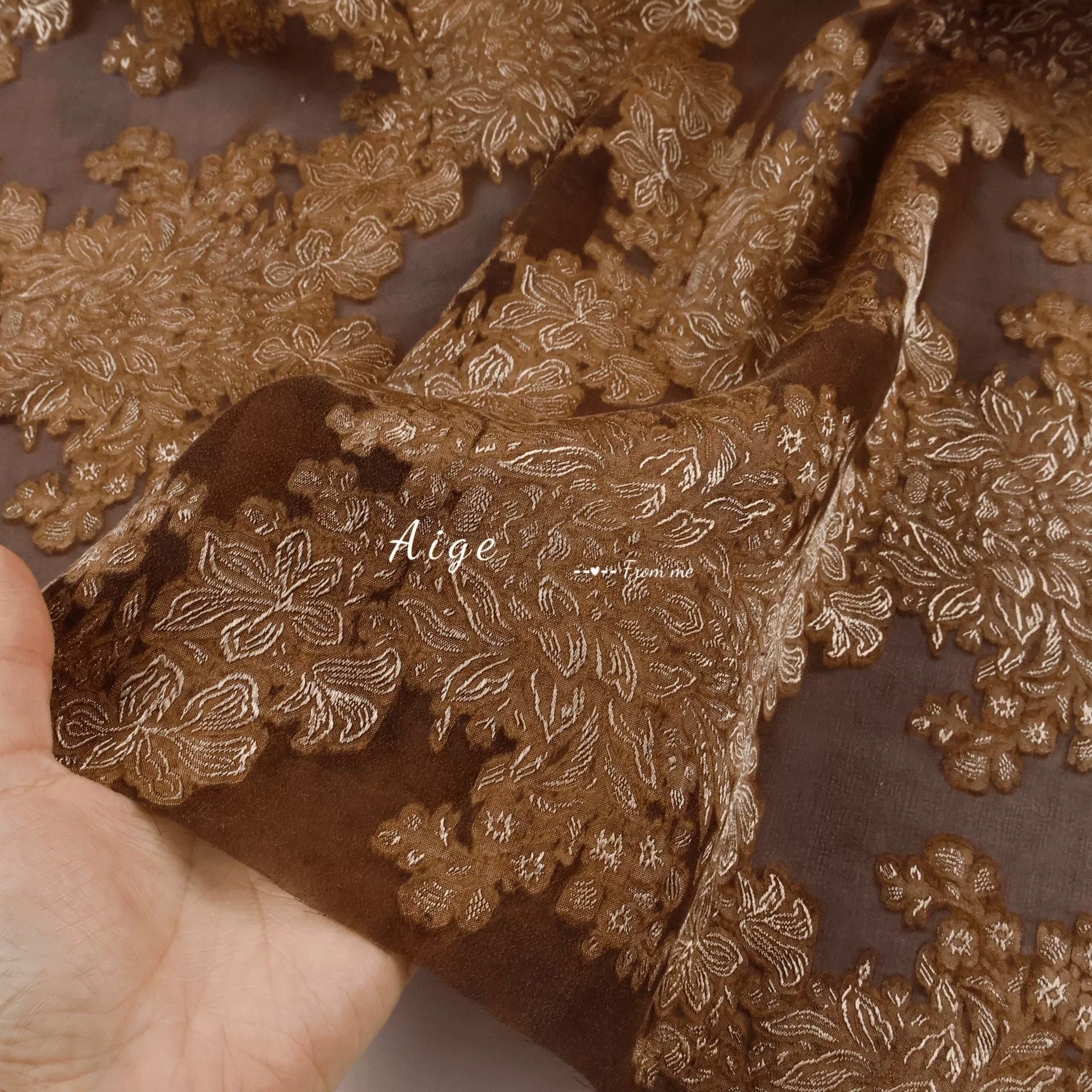 Коричневая ткань, чонсам, кардиган, платье