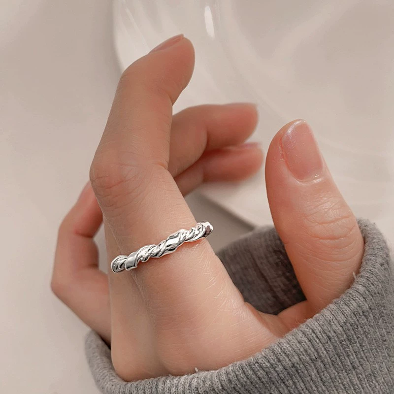 Accessory, nail decoration, small design ring, elastic strap, high-quality style, simple and elegant design