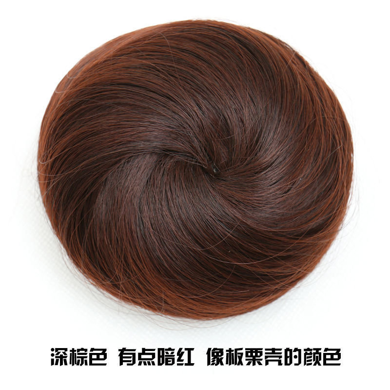 Moño postizo, postizo de moño, moño, moño de cabello lacio, venta directa de fábrica en stock, peinado de moño.
