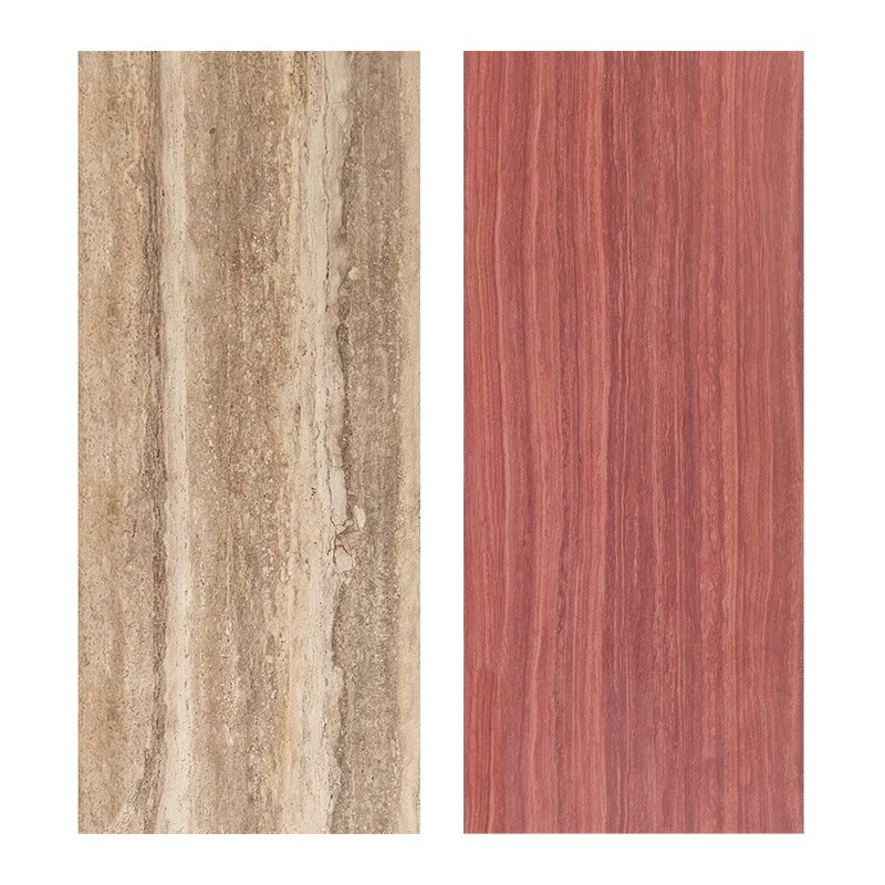 Plato de travertino de piedra blanda Tapones romanos Porcelana blanda Piedra de imitación suave Decoración de pared exterior Fabricante de baldosas de cerámica flexibles ultrafinas