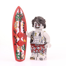 第三方积木MOC丧尸代发儿童积木玩具拼装创意城堡机器人迷你