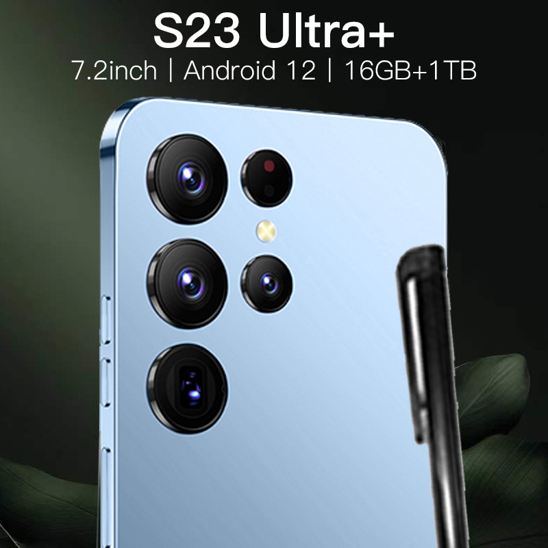 S23 Ultra+跨境手机 3+64内存7.2英寸大屏4G网络安卓10.1智能手机
