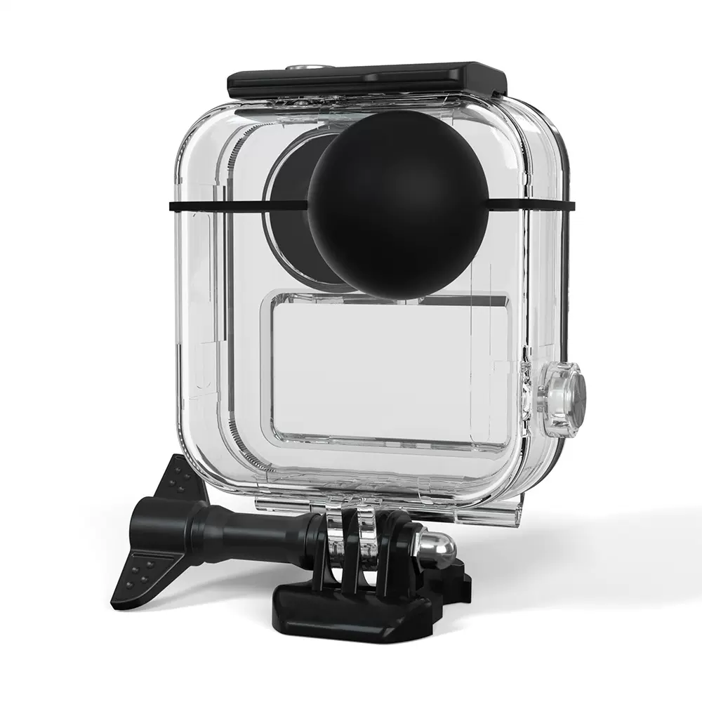 GoPro MAX全景运动相机防水壳 边框水下保护套 潜水保护壳带触摸