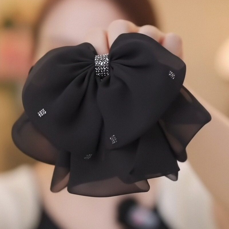 Многослойная заколка для хвоста из сетки 247