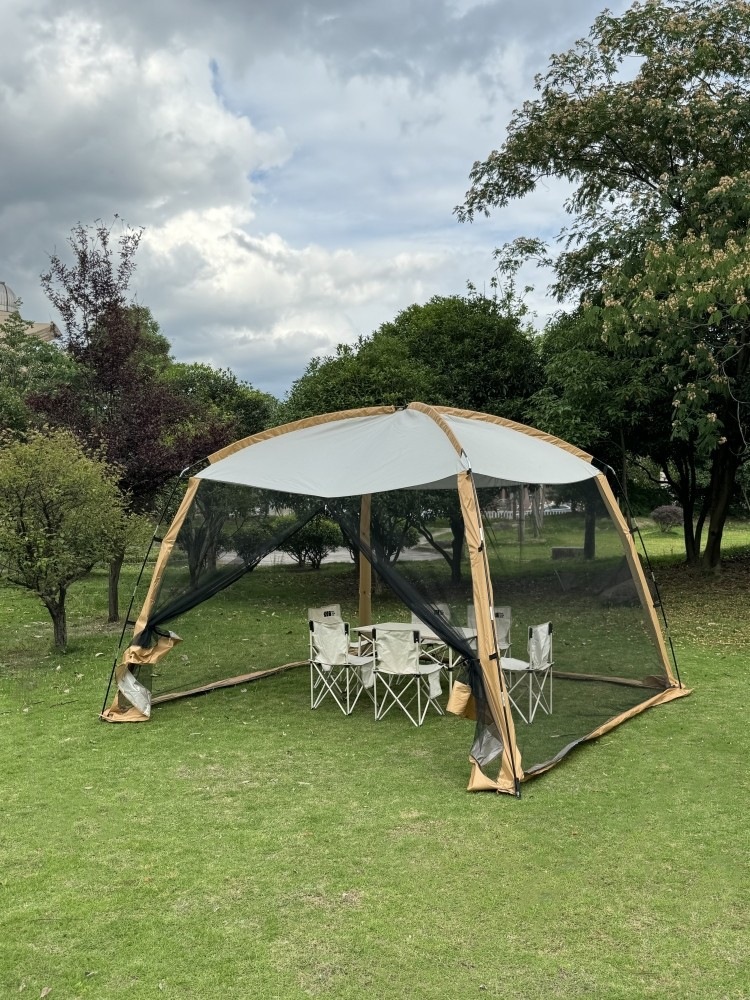 Outdoor Large Tent Canopy Sunshade Netting Rainproof Sun Protection Camping Mosquito Netting Tent