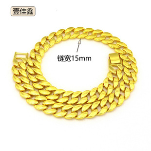 diy�Ʒ15mm�Ͻ�Ű�朹������ЙE�A��cuban link�ֱ���hip hop