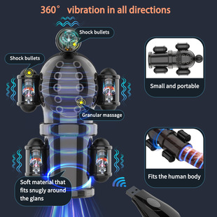 AliExpress penis trainer turtle head trainer men's automatic transparent aircraft Cup male masturbation set