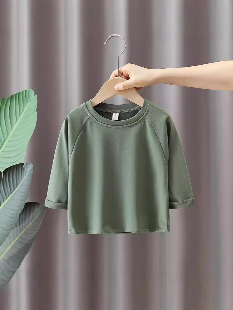 5723 Traje de primavera y otoño para niños 2025 Moda para niños Nuevo estilo Ropa para niños Camisa de primavera para bebés Traje de tres piezas