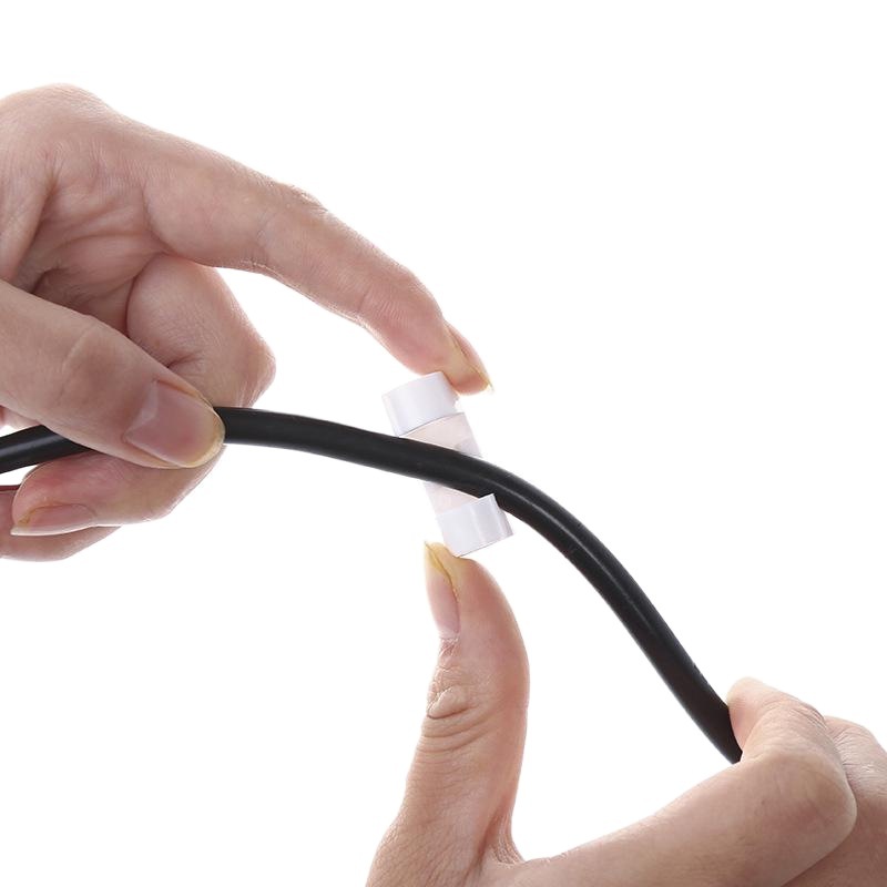 Organizador de cables autoadhesivo, clip de gestión de cables sin necesidad de taladrar para organizar y asegurar cables de red, gestión de cables para regletas de enchufes montadas en la pared.