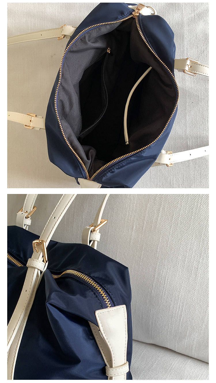 Nylon spalla grande capacità, semplice e versatile ascella ba, alla moda splicin, design di nicchia, pendolari donne_voghion.com