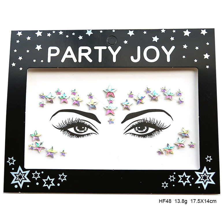 Crystal face sticker ˮü걦ʯ곧