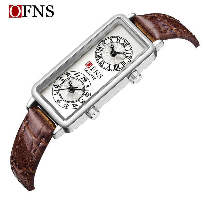O'Fanni's cross-border hot-selling quartz watch double-time digital classic Roman scale waterproof quartz watch
