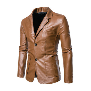 Cross-border wholesale PU leather cross-border wholesale U leather super JK2570 autumn and winter new men's leather a generation of hair