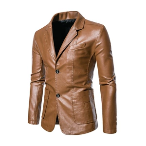 Cross -Bordder Wholesale PU кожаная одежда Cross -Border Wholesale U кожа Super JK2570 Осенний и зимняя кожа Новые мужчины
