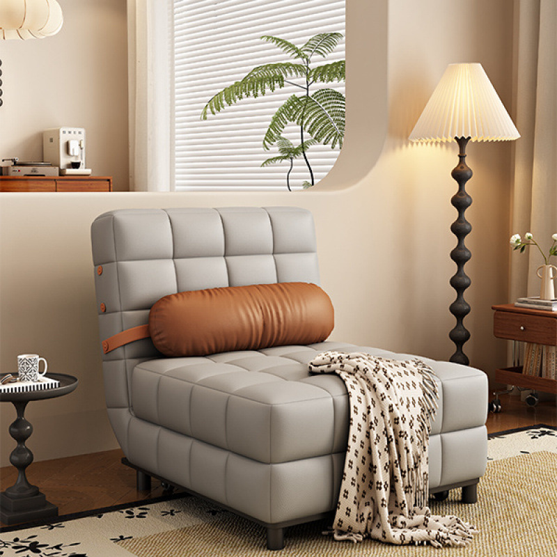 Sofá cama multifuncional de doble propósito, balcón de la sala de estar, apartamento pequeño, doble individual plegable