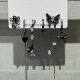 Cool grl! Love zircon six-piece set earrings sweet cool earrings niche design piece set earrings earrings