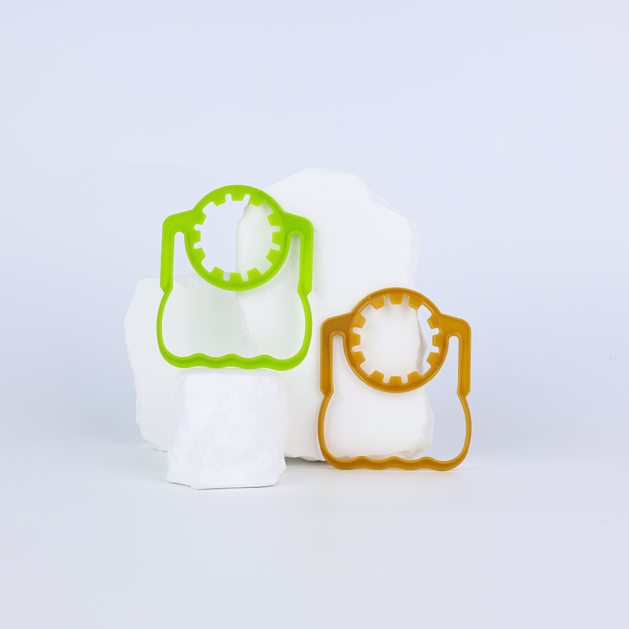 Proveedores al por mayor desechable cubo de agua potable mango de plástico 38 calibre PE mango de cubo de agua mineral mango