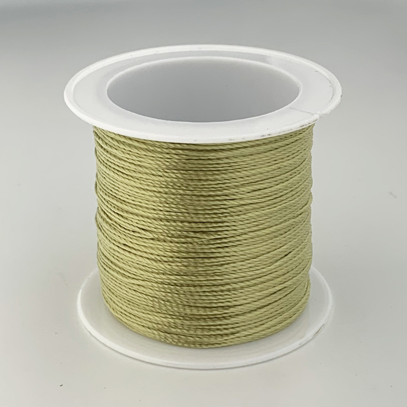 12 hilos de alambre trenzado hilo rojo hilo de color Morandi cuerda trenzada collar cuerda cuerda trenzada a mano material de bricolaje