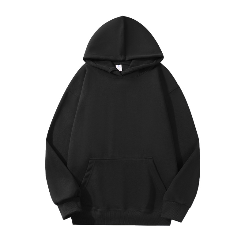 Marca de moda fuera del hombro suéter con capucha personalizado impreso en línea en vivo estilo de Hong Kong suelta fuera del hombro con capucha con logotipo impreso overoles