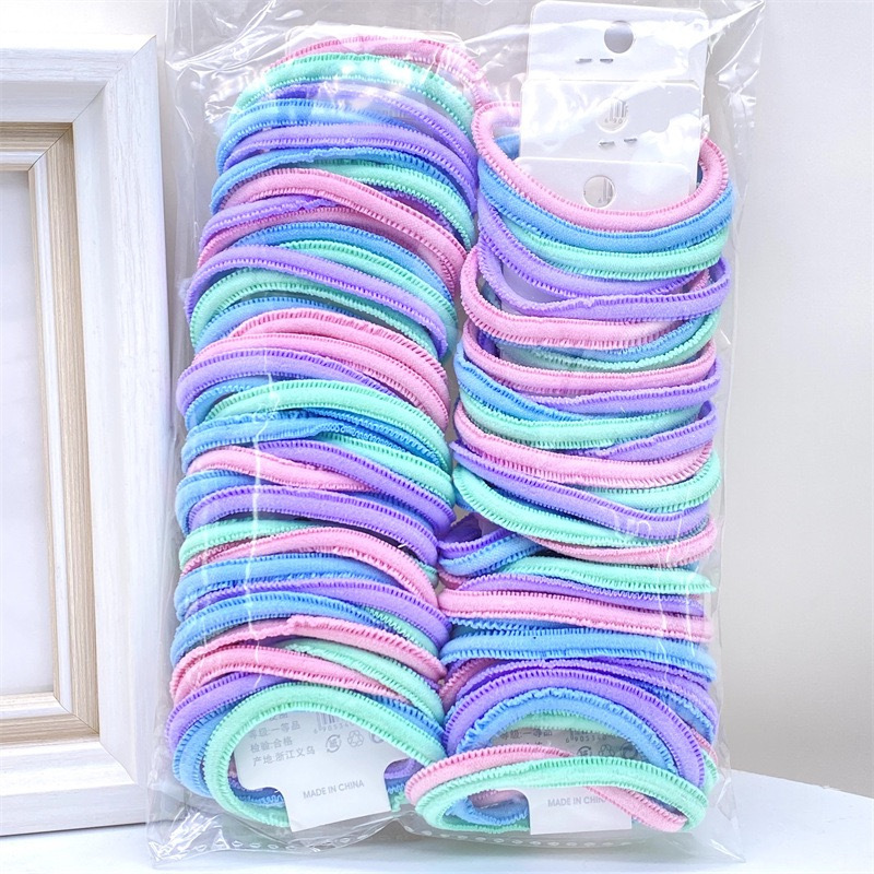 Recomendar 5 tarjetas Diamond Ball Pearl banda de goma cuentas de oro banda para el cabello cuerda para el cabello dos yuanes tienda accesorios para el cabello accesorios para la cabeza SUMINISTRO DE puesto