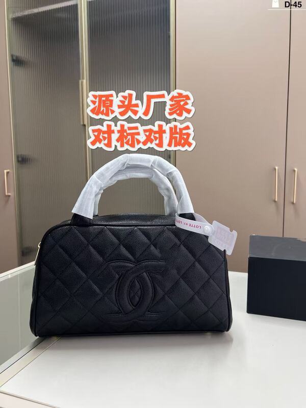 小香风包包中古vintage复古手提保龄球包感磨砂绒波士顿包|undefined