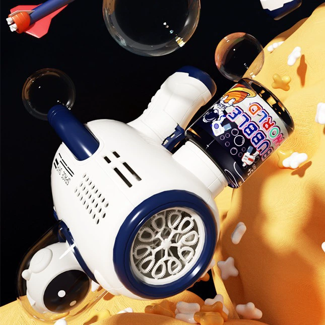 Space astronaut, bubble gun, automatic bubbles, toy, fully automatic