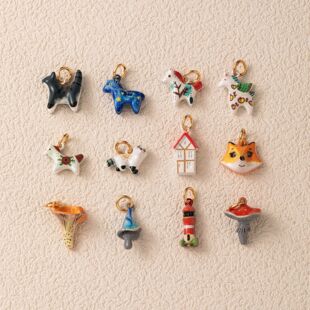 �W���羳�¿����ϵ������ʯ����DIY���Ͳ��L��ɫϵ��14K��ɫ