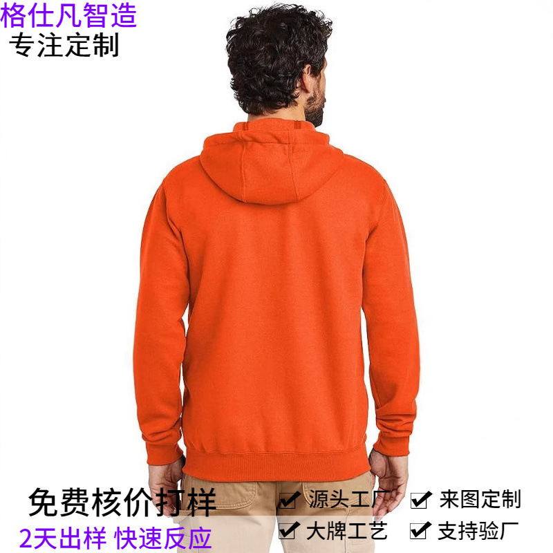 S Cross-Border Exclusive Supply of Carhartt Carhartt Sweatshirts, Trendy Brand, Trendy Men's Sports Casual Zipper Hooded Sweatshirt Jacket