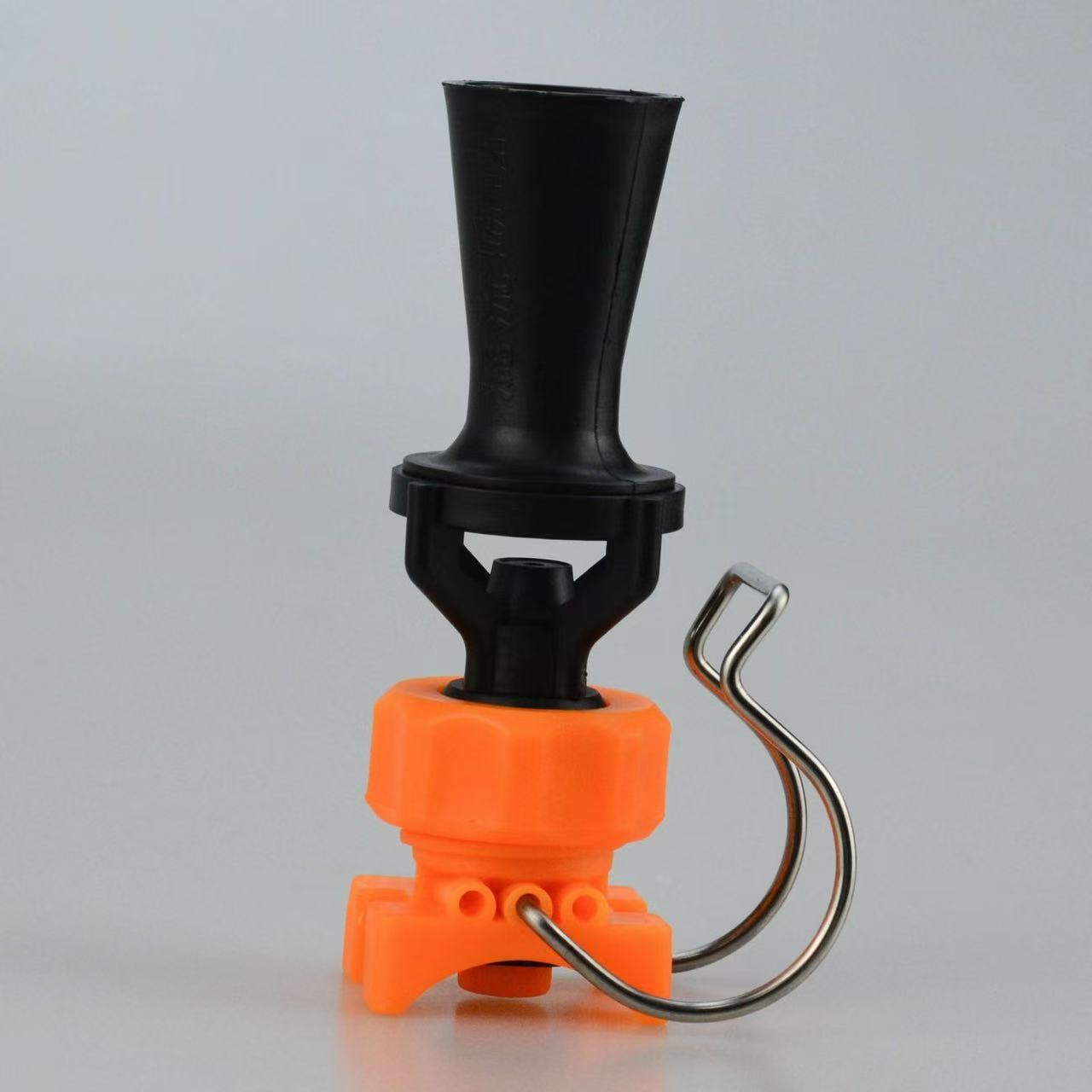 前处理工业喷淋喷头水帘快拆清洗可调PP锥形桥梁养护夹扣扇形喷嘴