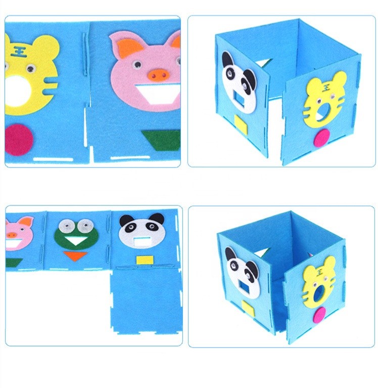 Early education Learning board Detachable felt education Toys children Educational toys felt Early education Storage