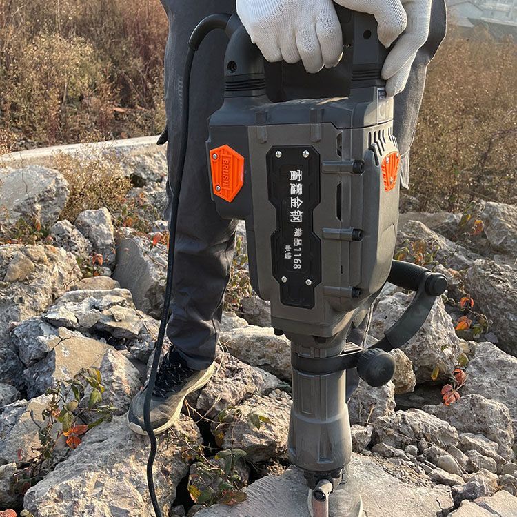 大功率重型电镐破石打混凝土电动工具重型冲击钻电锤拆墙大电镐捶