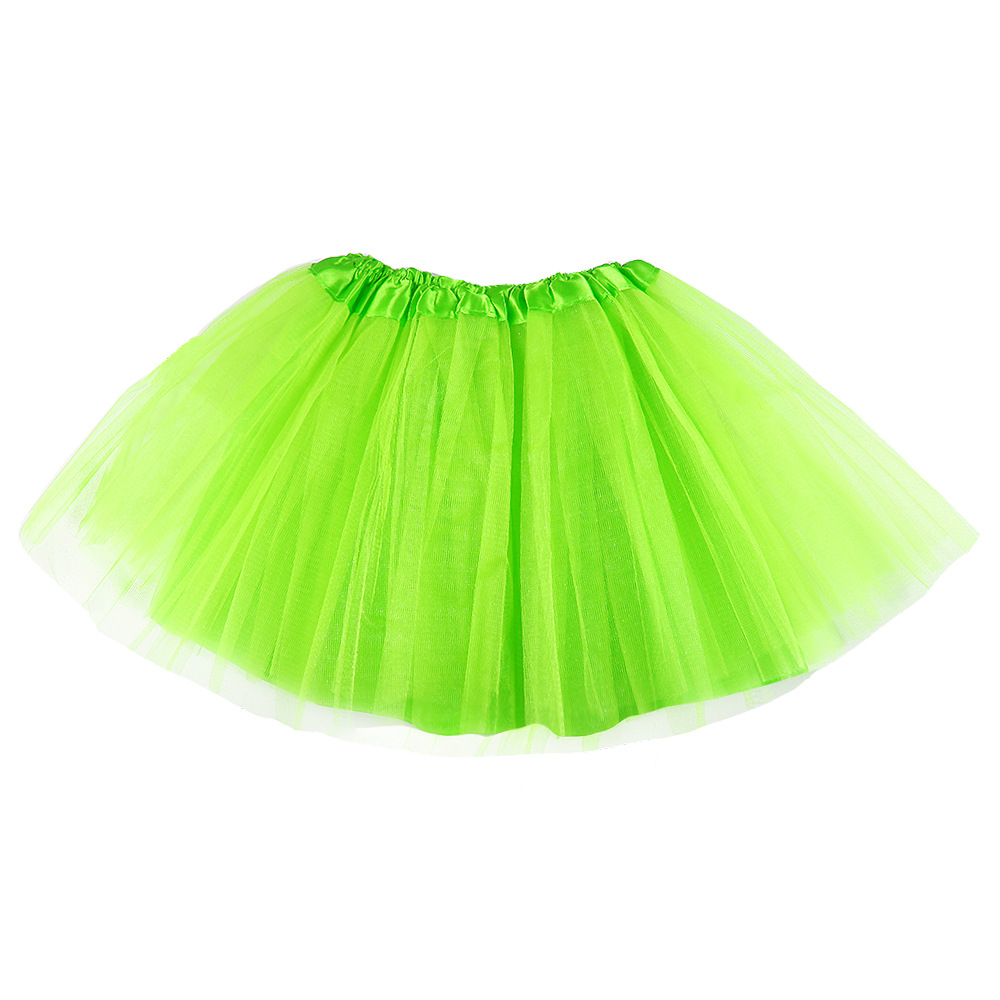 Comercio exterior Amazon con forro pettiskirt falda niños niña verano malla falda fábrica directa punto