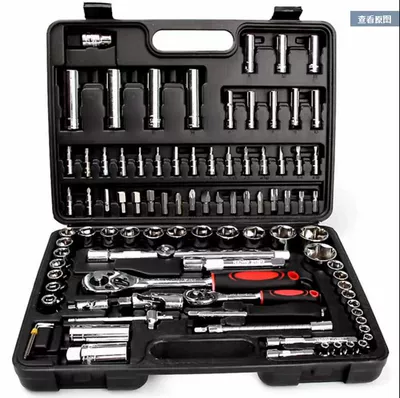 108-piece set of big fly ratchet wrench combination car repair 94-piece set of socket wrench multifunctional car repair tool (Repair kit) - 94-piece-ratchet-tool-set