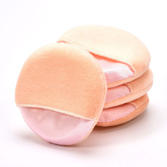 Large super puff setting powder puff with velvet lining, thick and bulky, individually packaged, wholesale for photo studio makeup.