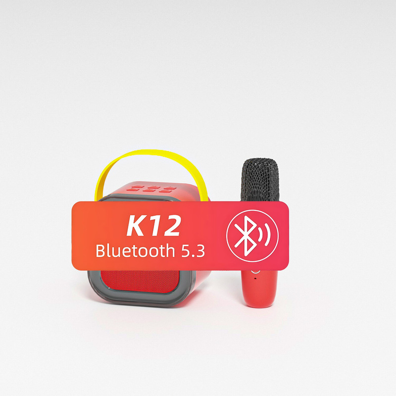 Douyin K12 Bluetooth スピーカーマイク一体型スピーカー屋外スピーカーカラオケ Bluetooth 小型スピーカー Bluetooth スピーカークロスボーダー|undefined