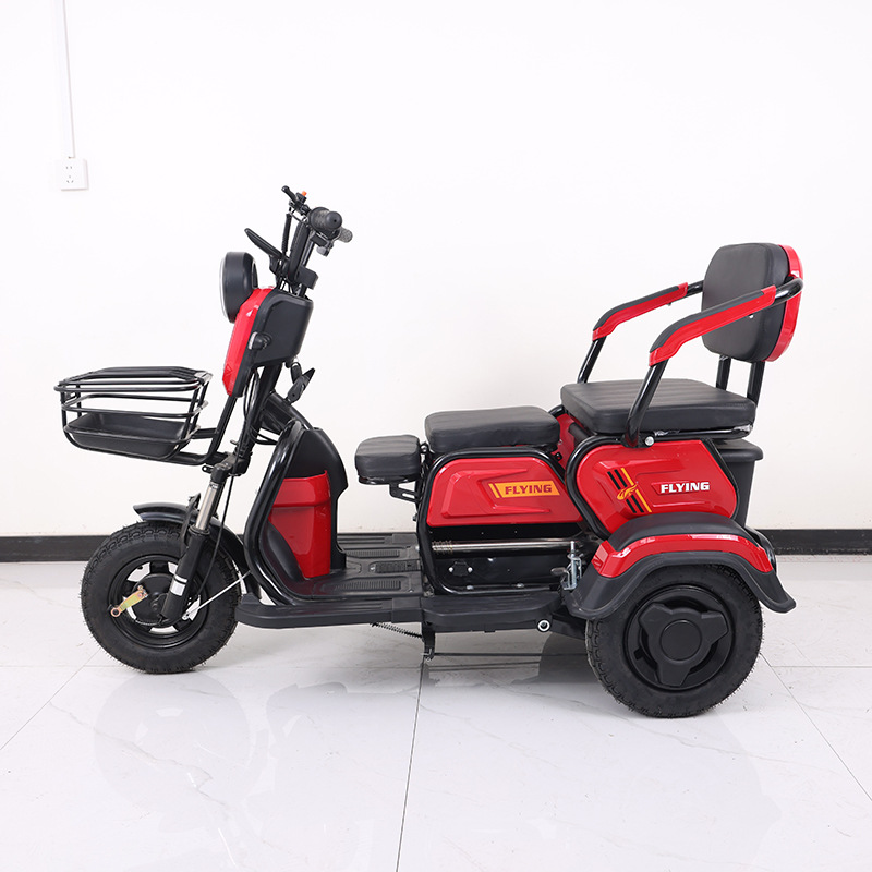 Genial triciclo eléctrico, coche de batería, fábrica de comercio exterior, tranvía, batería de larga duración, fabricante de triciclos eléctricos de transporte para adultos