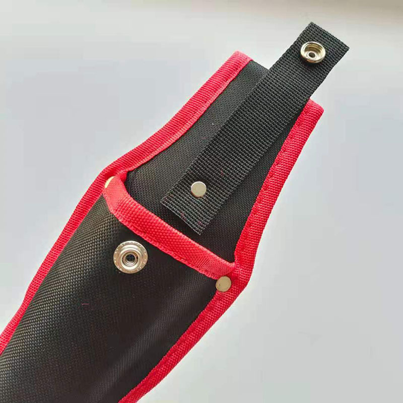 Tijeras de ratán de lona roja bolsa de tijeras de rama de fruta tijeras especiales bolsa de cintura tijeras de poda bolsa tijeras cubierta de la bolsa
