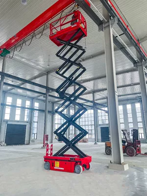 Electric Aerial Work Vehicle, Avtomobil fırlanan platformaları - sjyz-1214-advance-payment