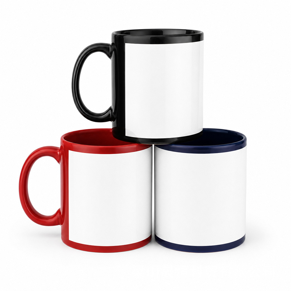 Fabricante de suministro de tazas de cerámica tazas de recubrimiento de color tazas de sublimación de color tazas de transferencia de calor patrón personalizado tazas image 17