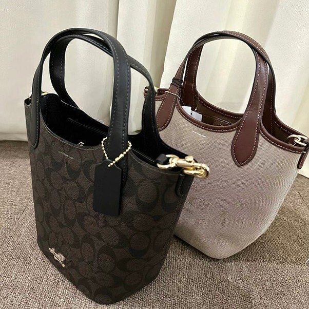 Koujia's New Hanna Vegetable Basket Bucket Bag Classic Presbyopic Satchel Genuine Leather Shoulder Crossbody Armpit Tote Bag