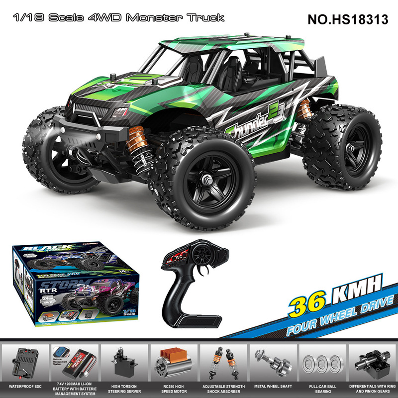 クロスボーダー 1/18 ブラシレス高速四輪駆動 2.4 グラムフルスケールプロフェッショナル RC リモートコントロールオフロード大型バイク 1/14 ブラシ付き|undefined