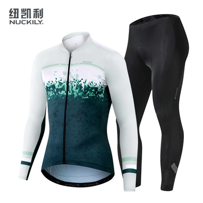 自行车骑行服男款春夏季薄长袖上衣套装公路车山地车服批发|ru