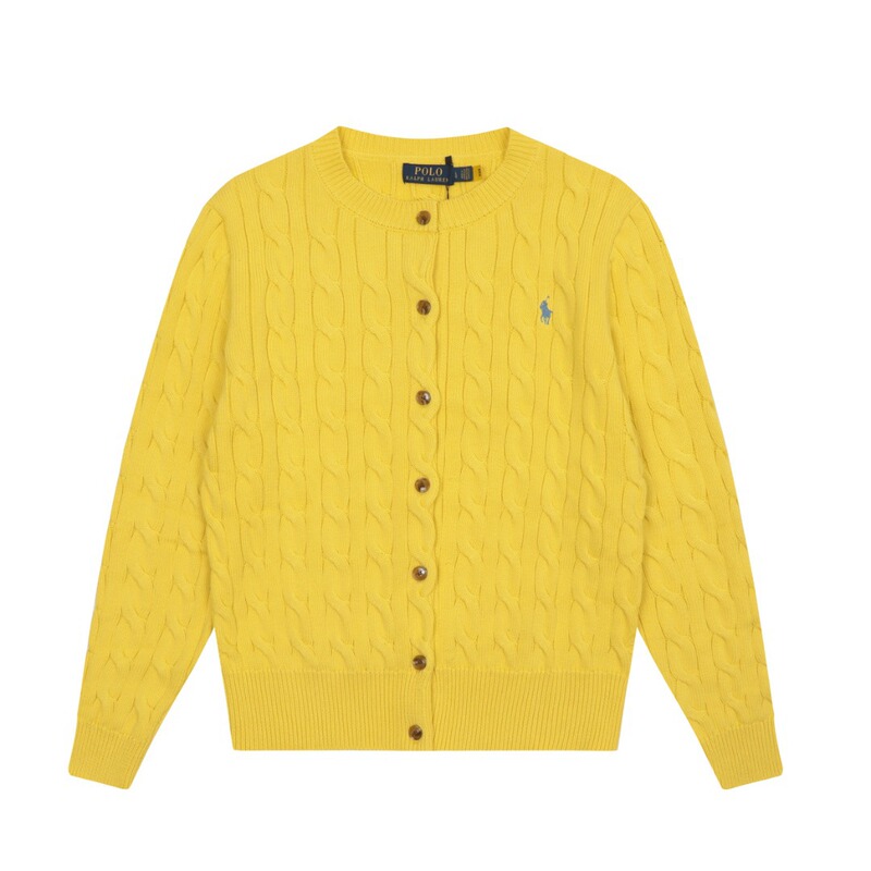 跨境 外贸单Ralph Lauren/拉夫劳伦女装 经典款修身版棉针织开衫|undefined