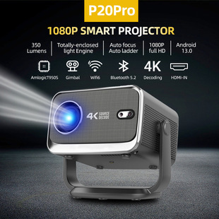 Cross-Border Overseas Version Projector Dropshipping Ultra-High Definition Home Bedroom 1080P Autofocus Sealed Light Machine