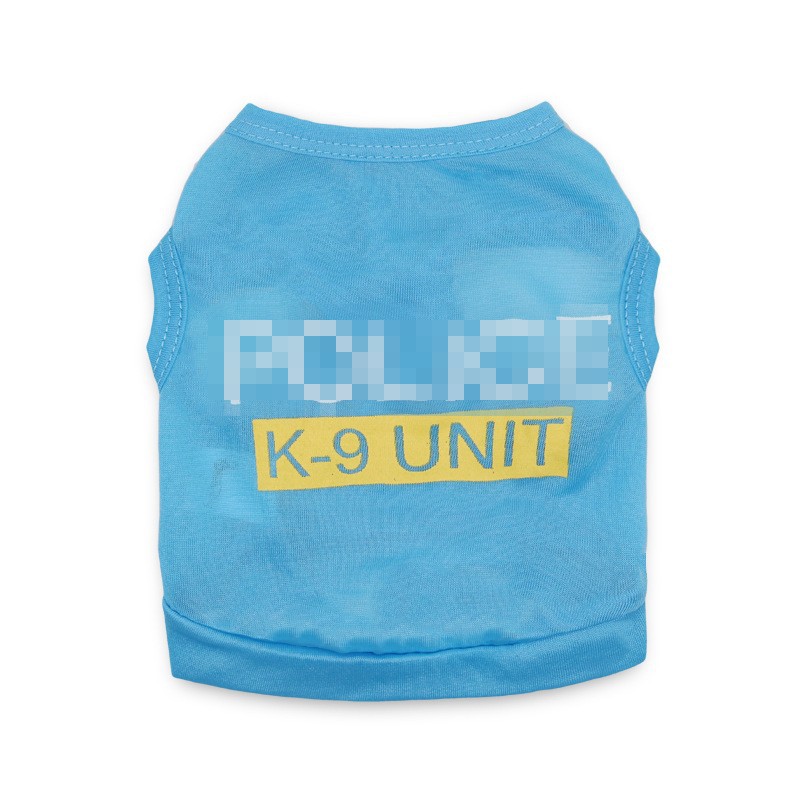 Fábrica ropa para mascotas al por mayor ropa para perros y gatos chaleco para mascotas de poliéster ropa para perros pequeños de peluche primavera y verano