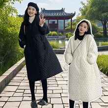 孕妇外套冬装新款洋气外出中长款棉服外套宽松遮肚子棉袄保暖冬