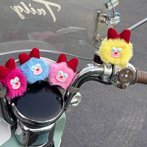 Electric Car Decoration Doll Bow Accessories Car Center Console Ornament