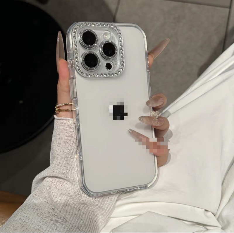 ins高颜值果冻KT猫边框适用苹果16promax手机壳iphone15全包13/14|undefined