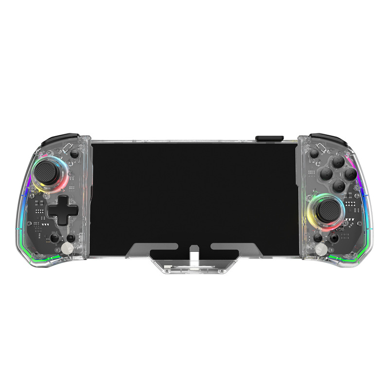 Linyuvo Switch Plug-In Game Controller with Rgb Lighting, Back Buttons, Joystick, Left and Right E-Sports Grade Back Buttons