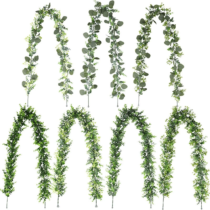 Plant 1.8 meters eucalyptus rattan eucalyptus leaves auspicious grass money evergreen wedding decoration simulation high simulation